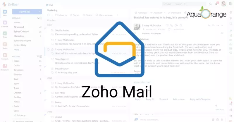 Email Hosting Zoho Mail