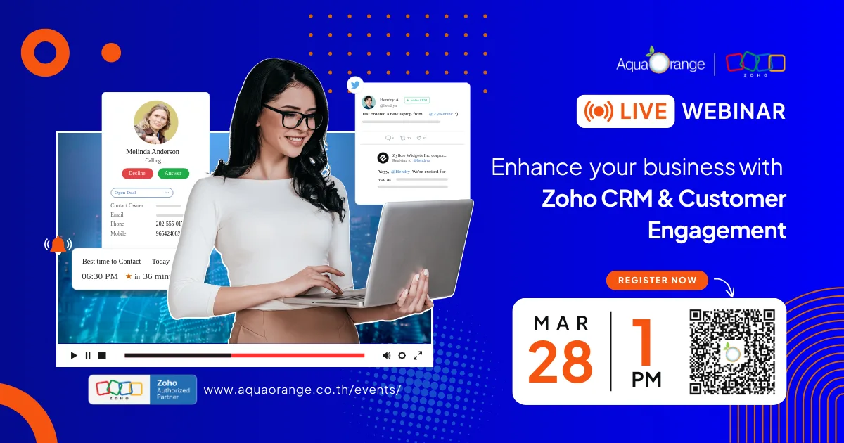 Enhance your business with zoho CRM & Customer Engagement